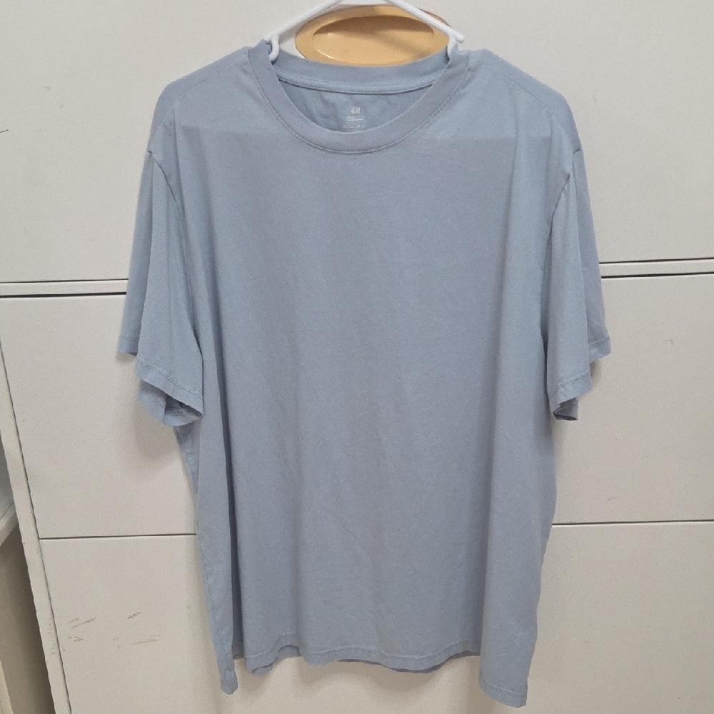 H&M Sky Blue Short Sleeve Tee 2xlarge [1348]